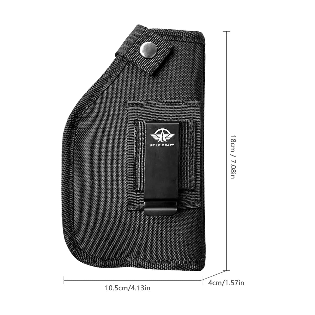 Holster pistolet 9/40/45. POLE.CRAFT ambidextre
