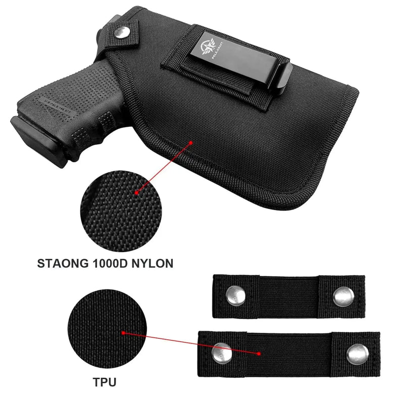 Holster pistolet 9/40/45. POLE.CRAFT ambidextre