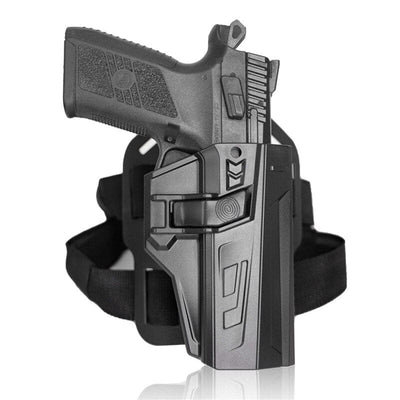 Holster TacticalLock CZ P07 P09 verrouillage automatique Cuisse