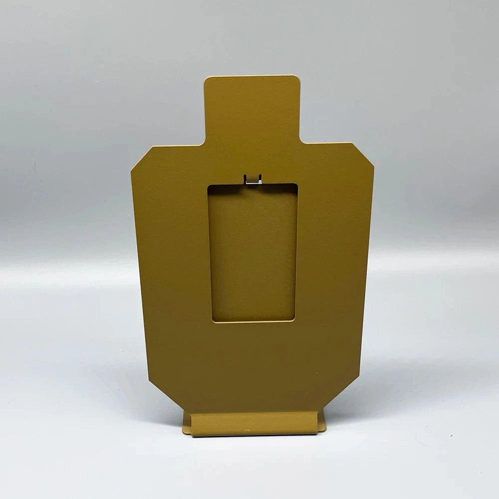 IPSC IDPA Airsoft Steel Shooting Targets With Central Metal Board-Round or Square Small Size Central Square Small