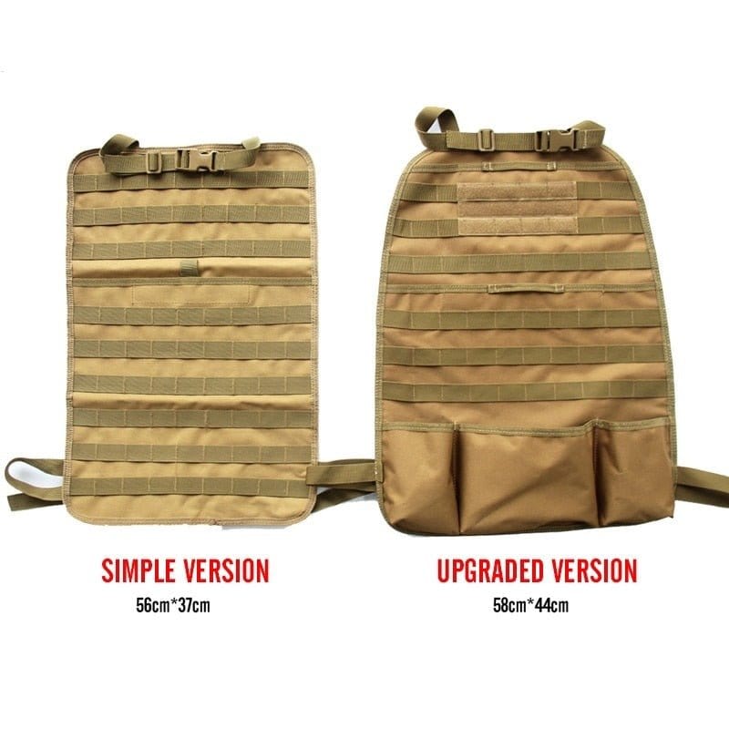 Kit organiseur Molle siège arrière voiture