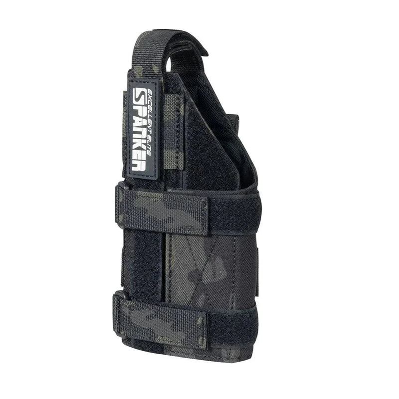 Left Hand Gun Holster Tactical Glock Gun Case Adjustable Pistol Holster for Glock 17 Mag Pouch Hunting Accessories Multicam Black