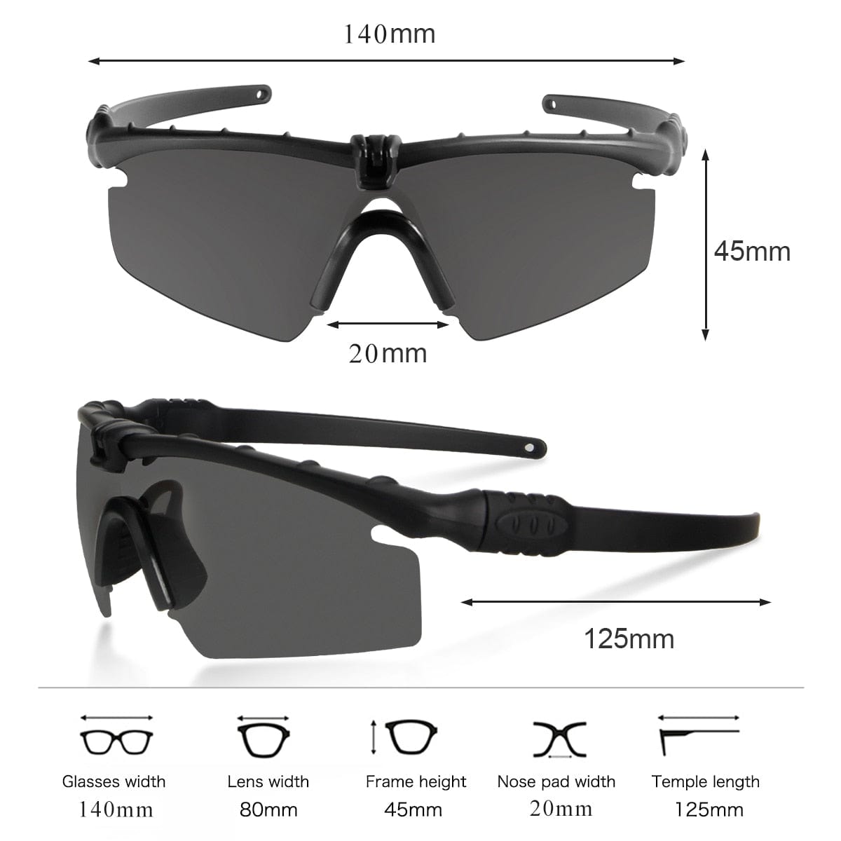 Lunettes de tir balistique militare 3.0