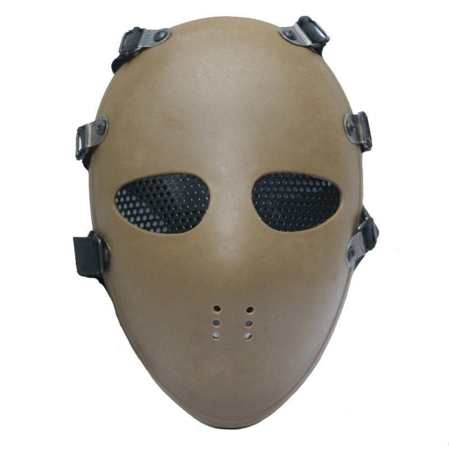 Masque intégral balistique Battle Field Marron
