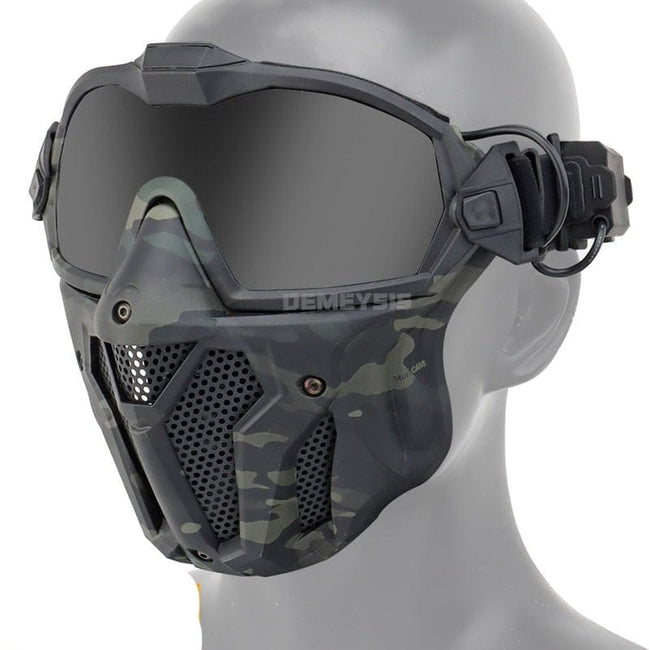 Masque ventilé anti-buée OPS Demeysis Multicam noir