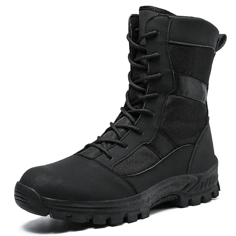 Men Tactical Boots Waterproof Hiking Shoes Brand Ankle Plus Climbing Shoes Size Boot Free Shipping Outdoor Casual 20133-Black / 46 / CHINA