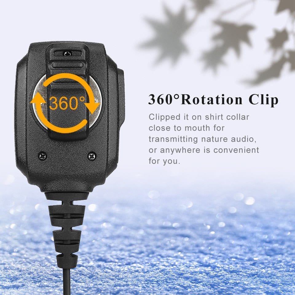 Microphone HK006 IP54 PTT UV-5R