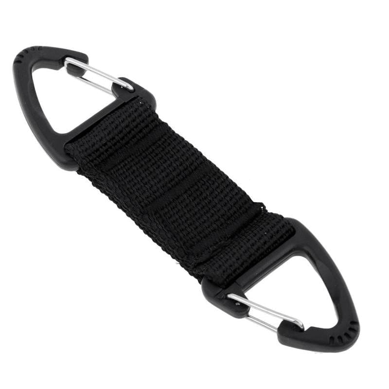 Mousqueton double sac à dos point N8Q1 Noir