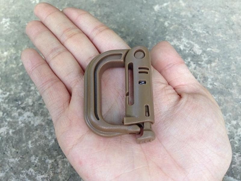 Mousqueton sac à dos MOLLE ITW 5pcs Marron