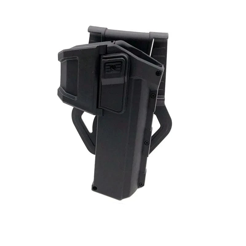New Tactical Pistol Holsters for G17 G19 with Flashlight or Laser Mounted Right Hand Waist Belt Gun Holster black / CHINA