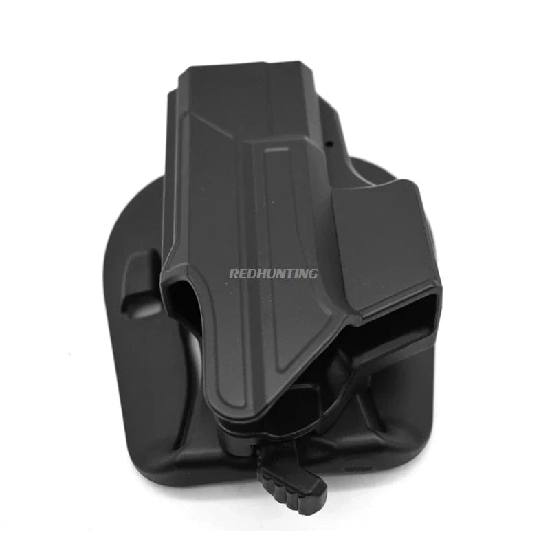OWB G 19 19X Gun Holster Right Hand Quick Release Pistol Case Open Carry Belt G19 Holster for Hunting Paintball