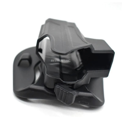 OWB G 19 19X Gun Holster Right Hand Quick Release Pistol Case Open Carry Belt G19 Holster for Hunting Paintball