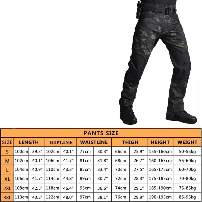Pantalon cargo HWild Multicam noir
