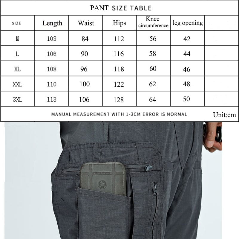Pantalon cargo imperméable TactiArmycal