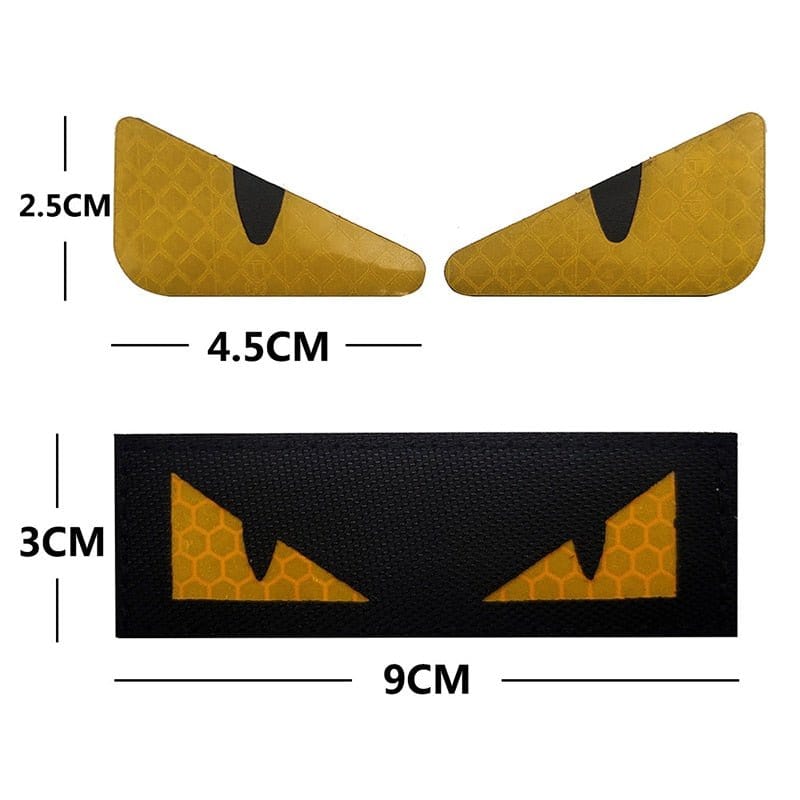 Patch Cat Eyes réfléchissant