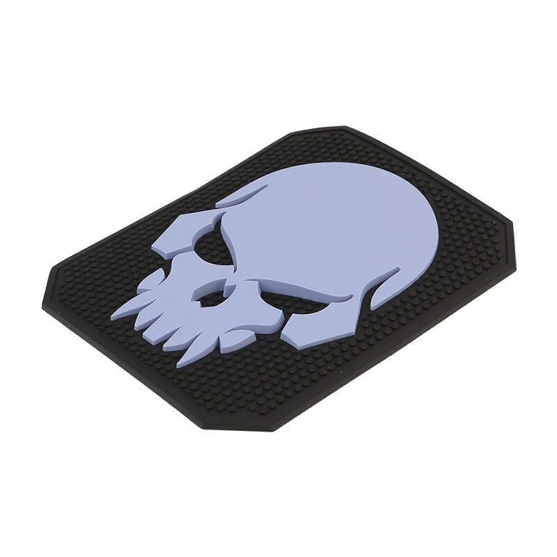Patch crâne PVC autocollant EM5550 Bleu