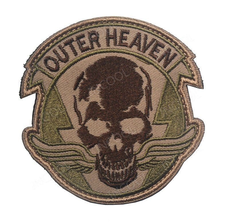 Patch réfléchissant Outher Heaven 8 x 8.5cm Vert - Marron