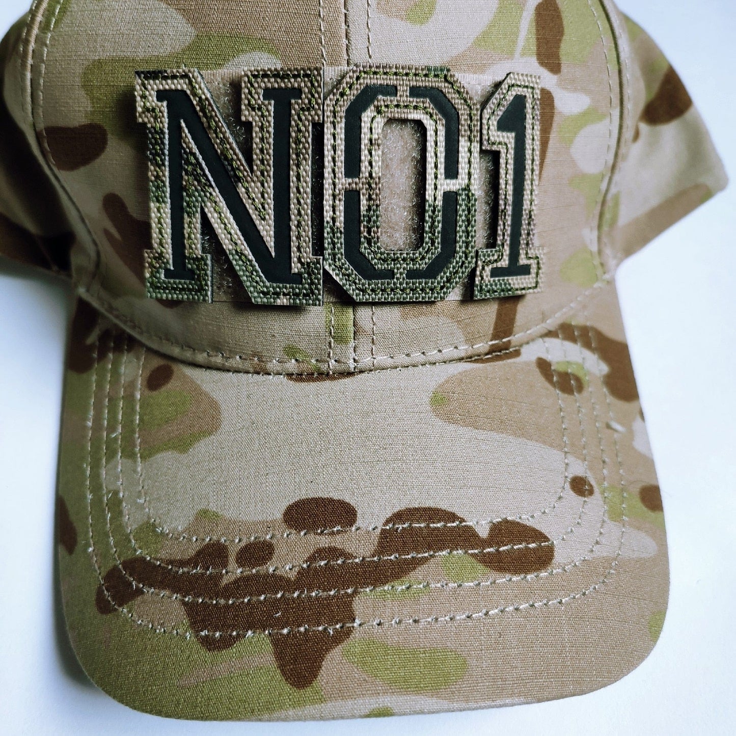 Patchs chiffres et lettres camo réfléchissant