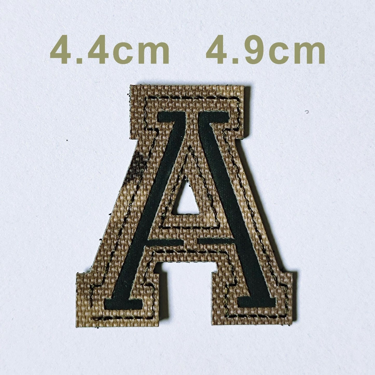 Patchs chiffres et lettres camo réfléchissant A