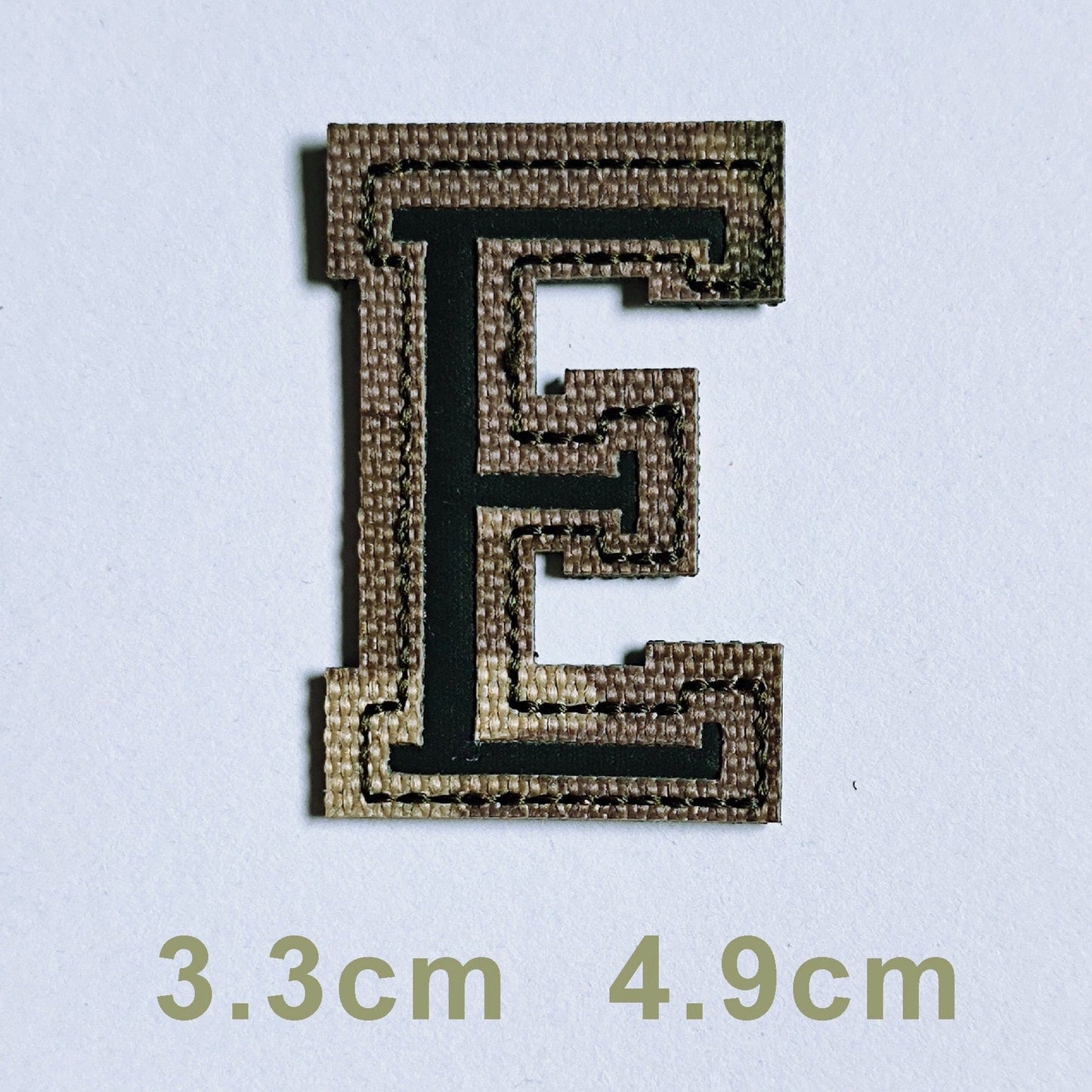 Patchs chiffres et lettres camo réfléchissant E