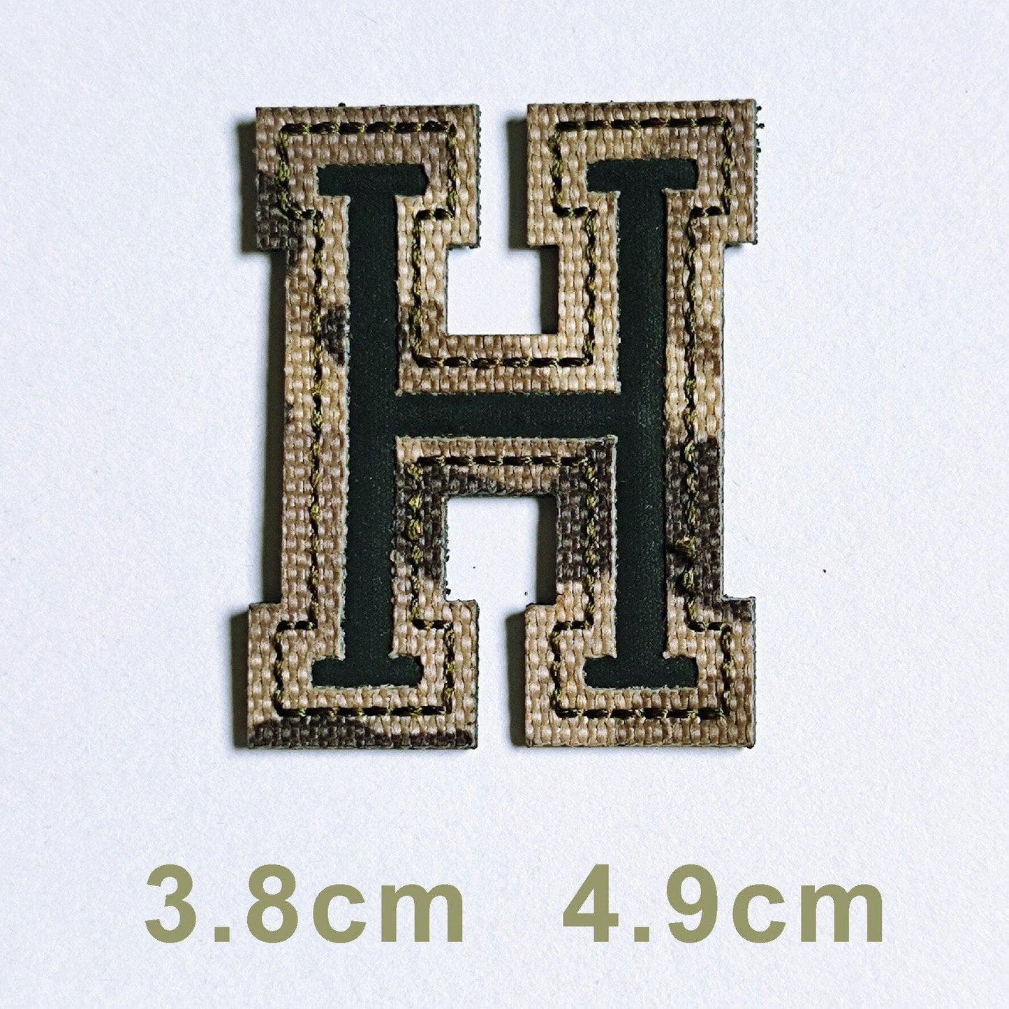 Patchs chiffres et lettres camo réfléchissant H