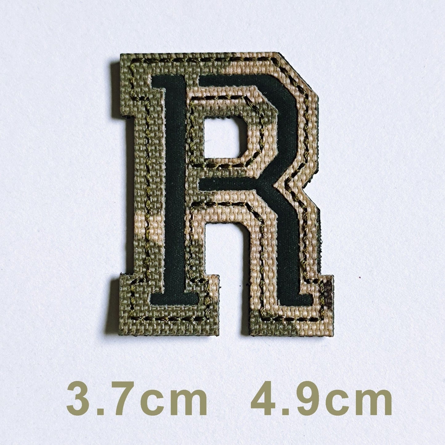 Patchs chiffres et lettres camo réfléchissant R