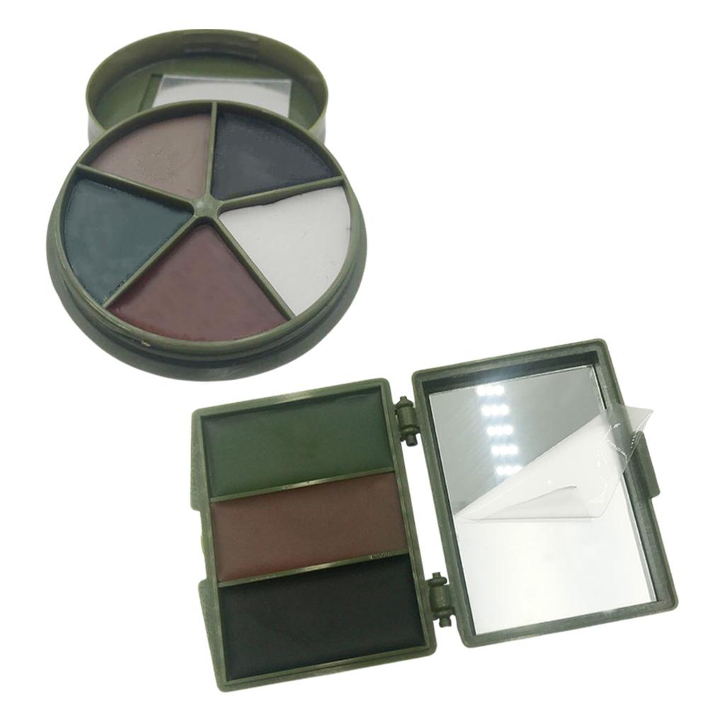 Peinture faciale camouflage miroir 5 couleurs