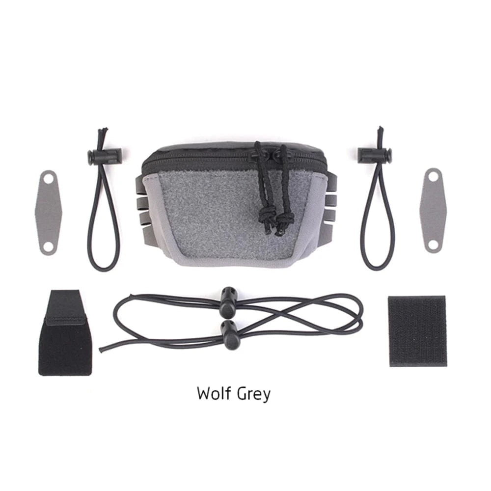 PEW TACTICAL SC Style Universal Helmet Rear Bag Battery Pouch NVG Counterweight Battery Pouch Tactical Helmet Accessories UA92 WG