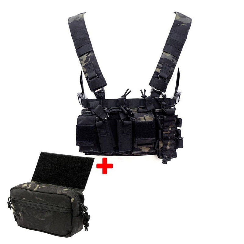 Plate-forme Chest Rig Seal Multicam noir