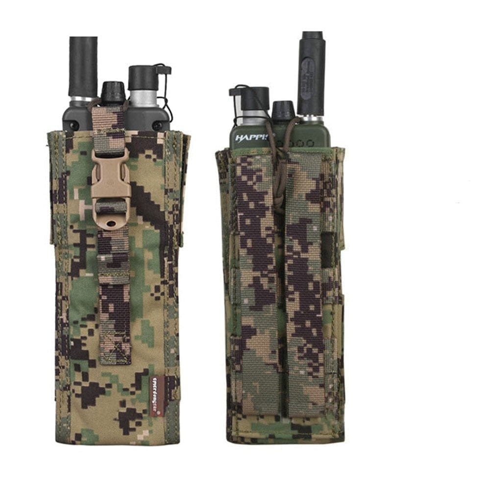 Poche radio tactique Molle EmersonGear Digital Jungle