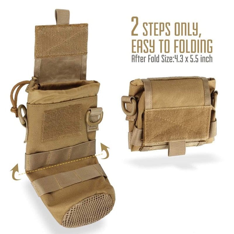 Pochette bouteille pliable SPS réglable