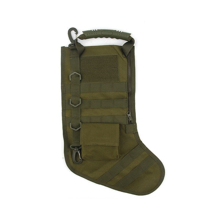 Pochette chaussettes de noël Molle ABS vert