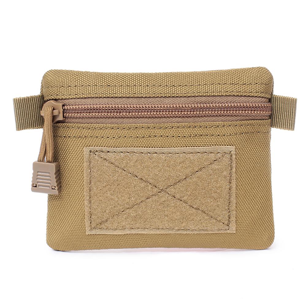 Pochette zipée Molle système EDC Tan