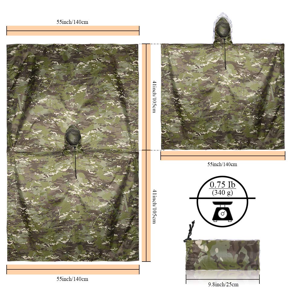 Poncho camouflage Tactical CNS