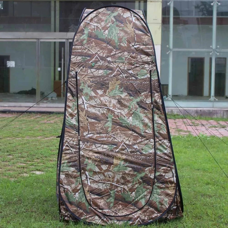 Portable Privacy Shower Toilet Tent Camping Pop Up Tent Camouflage Changing Tent Camouflage