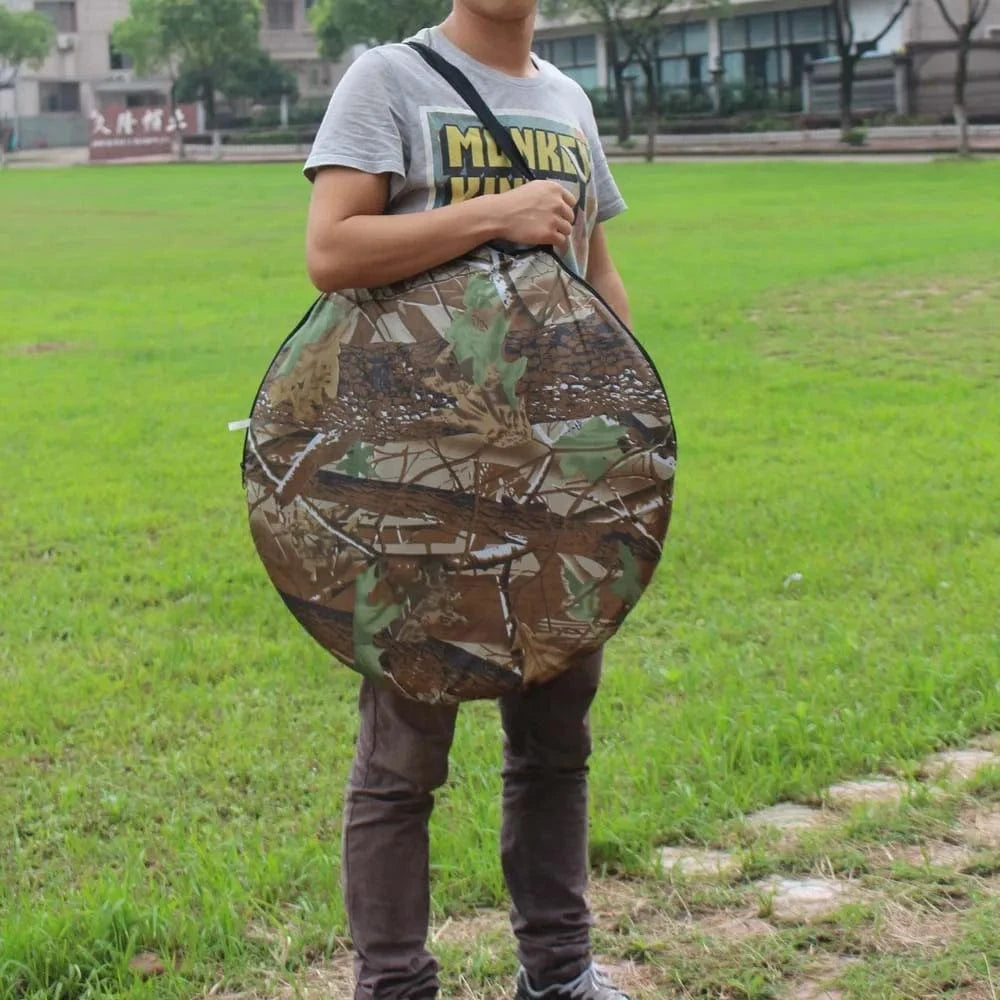 Portable Privacy Shower Toilet Tent Camping Pop Up Tent Camouflage Changing Tent Camouflage