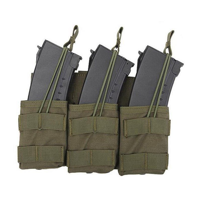 Porte-chargeur triple 7.62 G36 RHS Vert armée