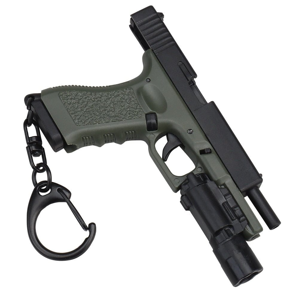Porte-clé pistolet G-17 1:4 lampe/chargeur