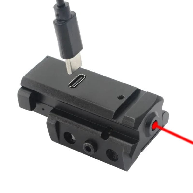 Red/Blue/Green Dot Laser Sight fit for Picatinny Weaver Rail for Pistol Glock,USB Type-C Charging,Shockproof Red / CHINA