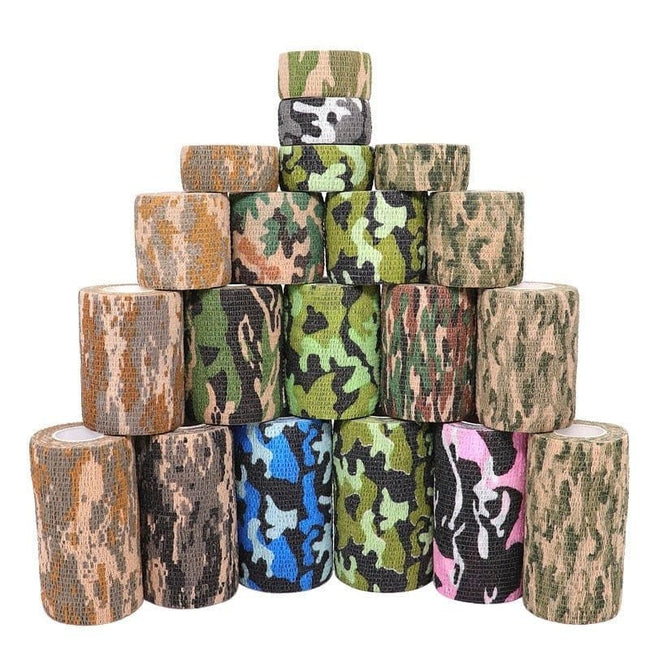 Ruban adhésif camouflage élastique