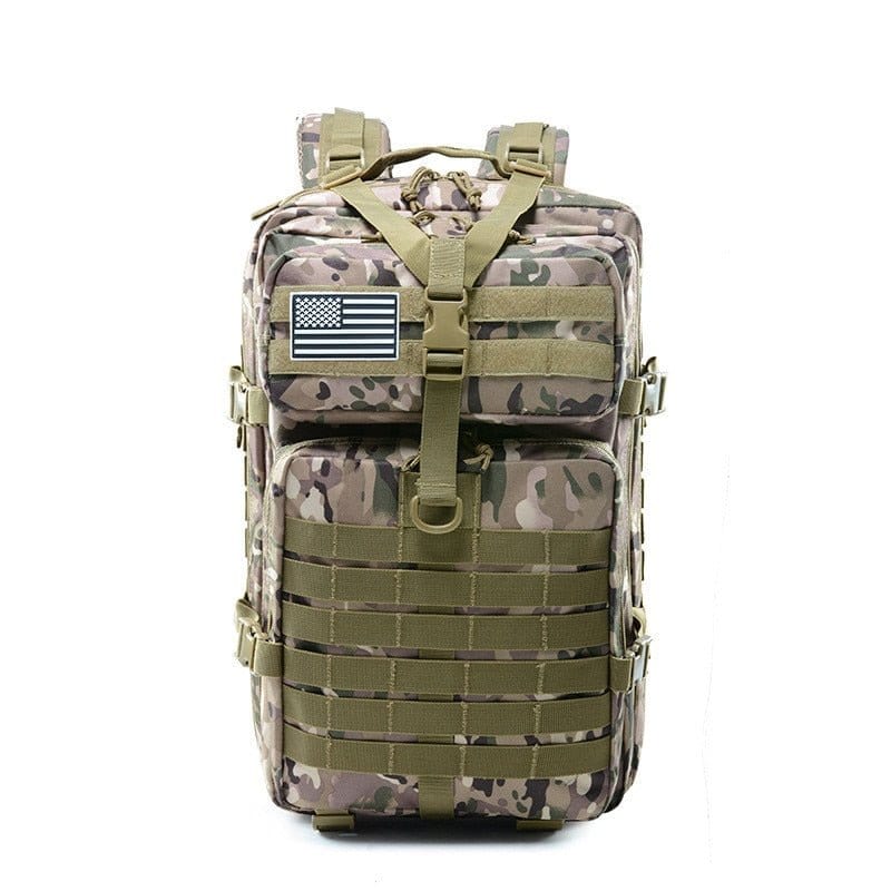 Sac à dos 50L LOS Molle étanche Multicam