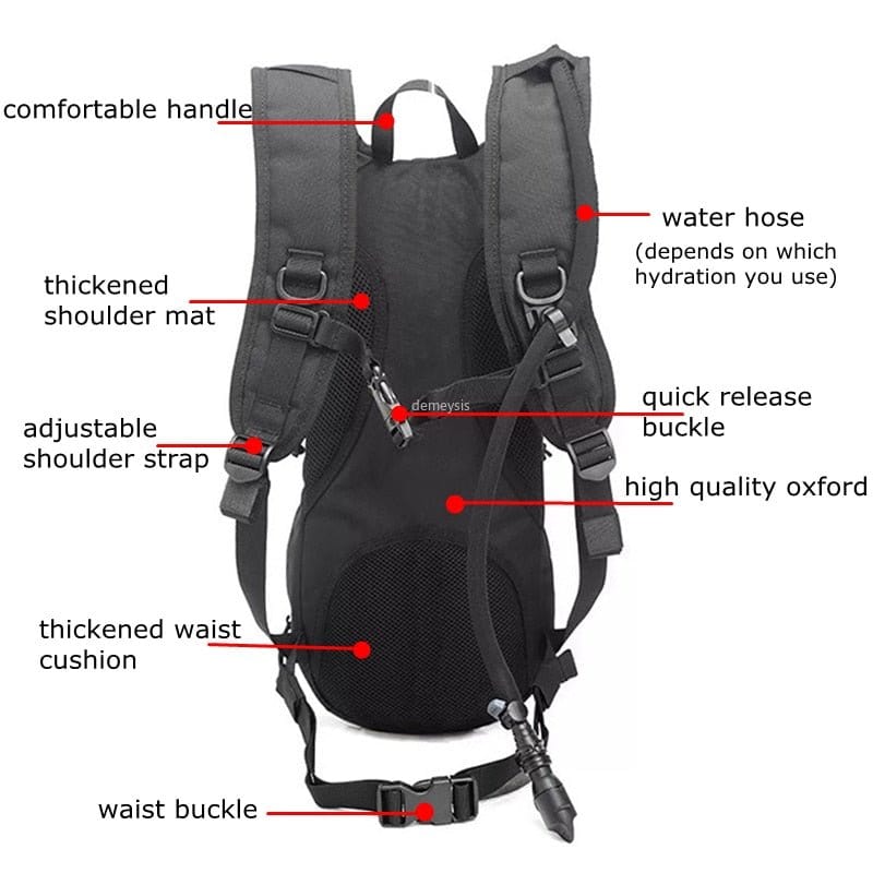 Sac à dos d'hydratation USG Molle + poche