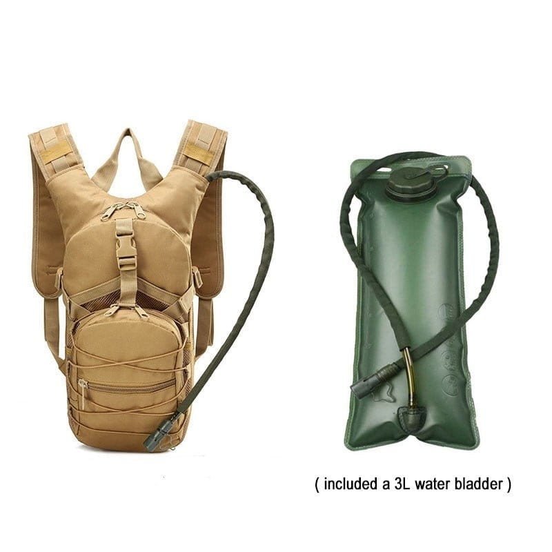 Sac à dos hydratation 3l JRHEAD Tan