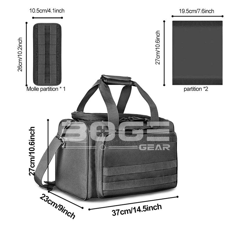 Sac arme de poing étanche BG Gear noir