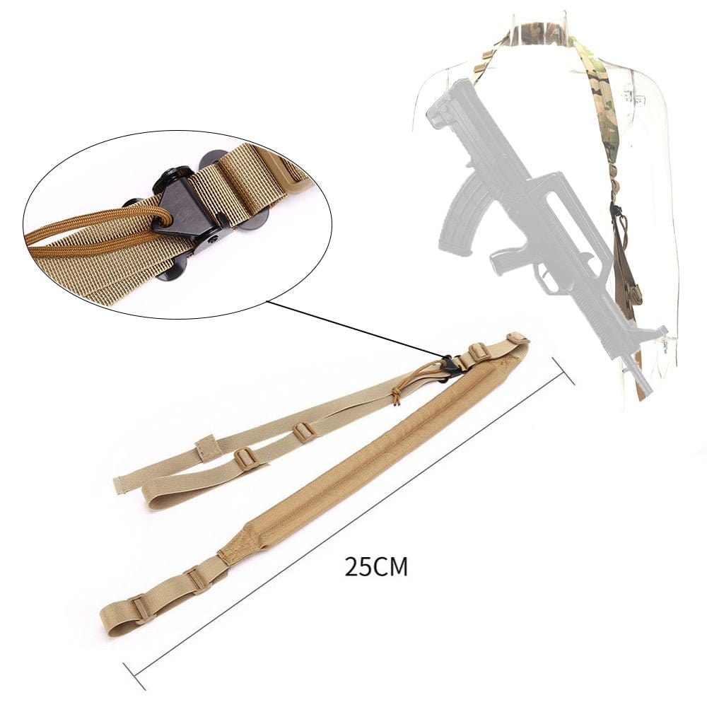 Sangle fusil 2 points réglable VTAC