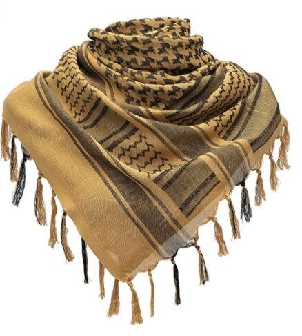 Shemagh Keffiyeh RH Gun 110x110 cm Marron