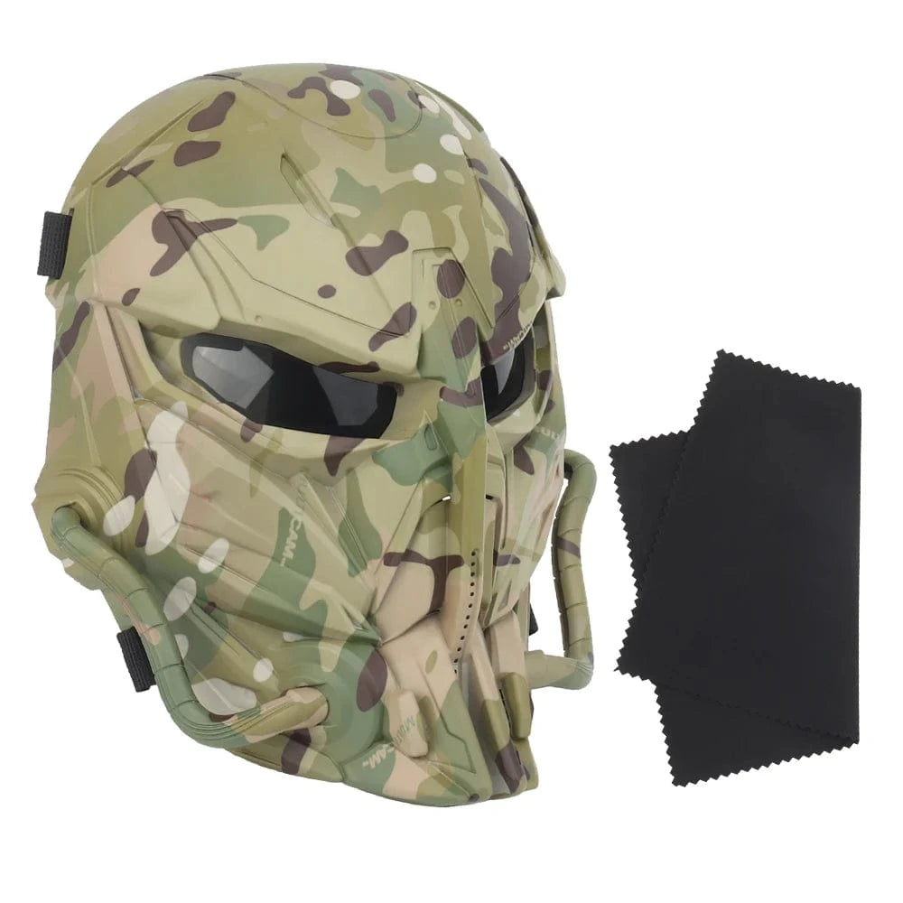 SINAIRSOFT Tactical Airsoft Punisher Mask II CS Full Face Protection Combat Training Hunting Paintball Shooting Masks CAMO