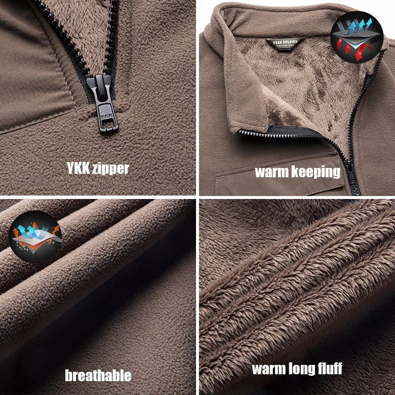 Sweat polaire velours chaud FSoldier