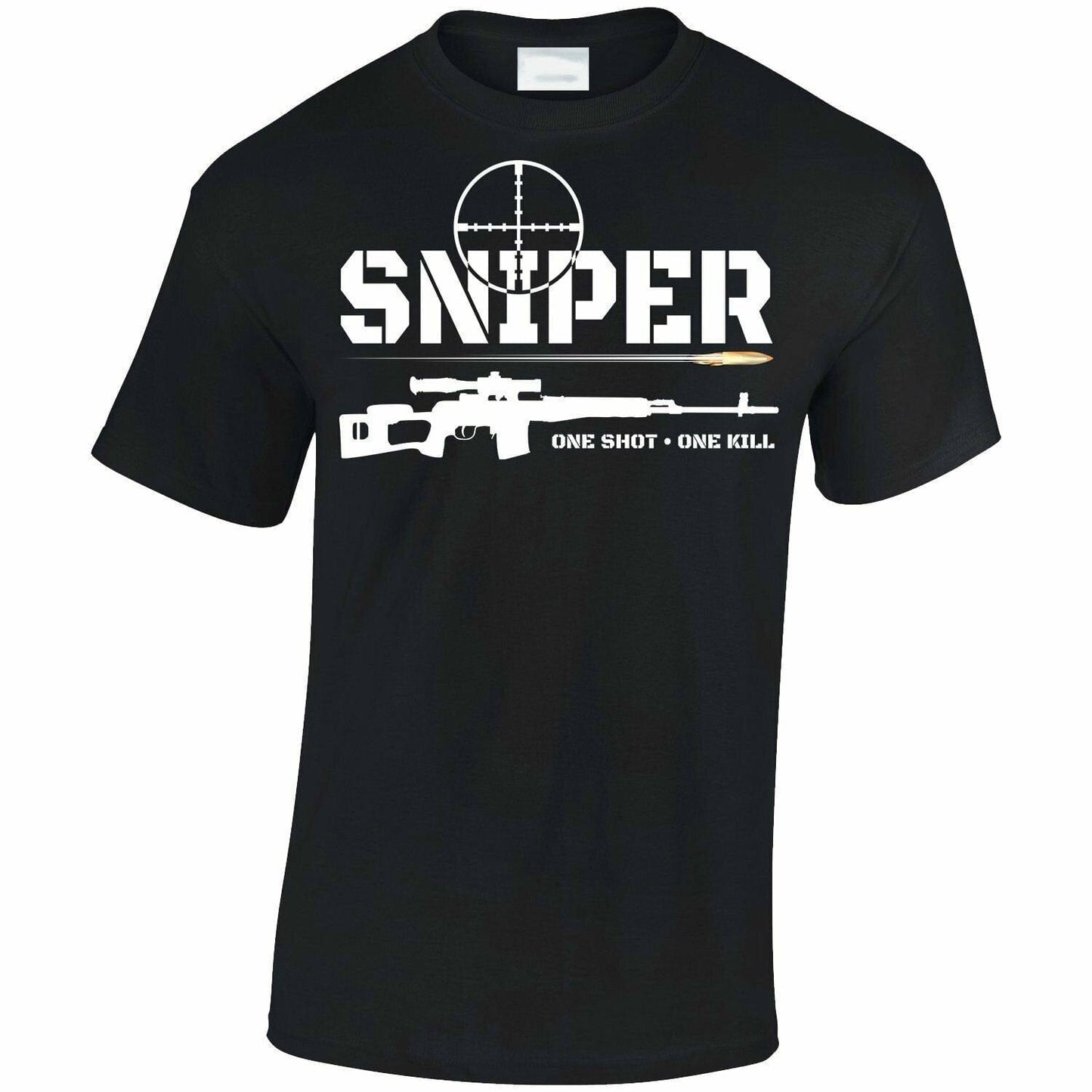T-shirt Sniper "One shot one kill"