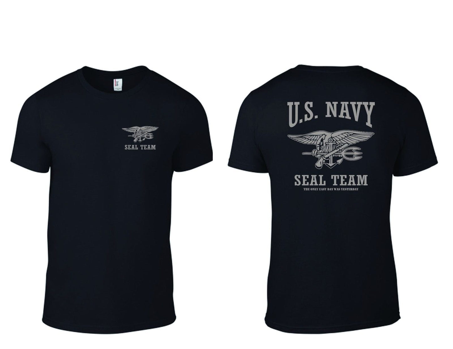 T-Shirt US Navy Seal Team noir S
